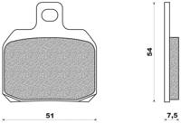 Newfren remblokset fd0256 rs-50 (2007) voor - thumbnail