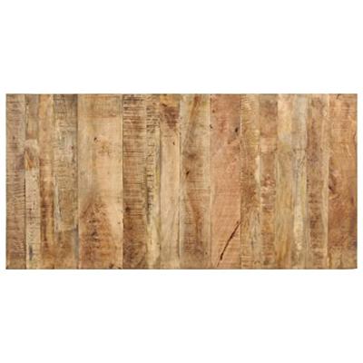 VidaXL Eettafel 160x80x76 cm ruw mangohout