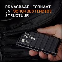 Western Digital 1 TB Externe SSD harde schijf USB-C 3.2 Gen 2x2 Zwart WDBAWY0010BBK-WESN - thumbnail