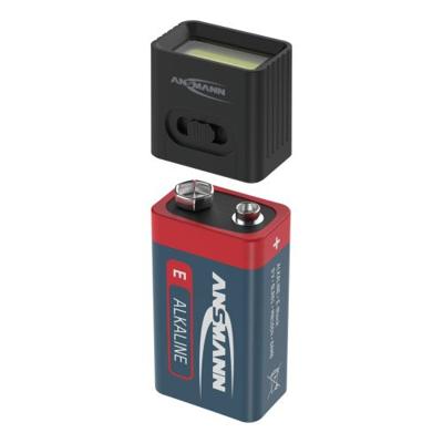 Ansmann 1600-0714 ANSMANN COB LED Mini-Leuchte betrieben durch 9V Batterie Handlamp COB LED werkt op batterijen 3 W 60 lm