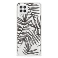 Samsung Galaxy A22 4G | M22 | TPU Case | Leaves Grey - thumbnail