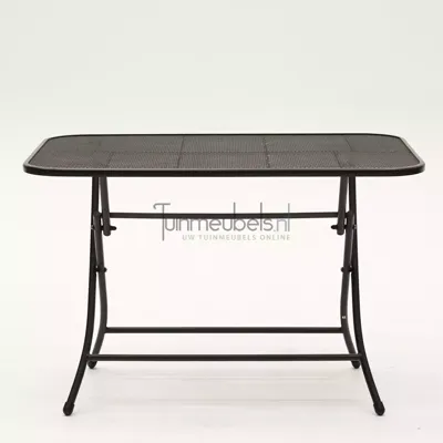 Inklapbare Tuintafel Lichtmetaal Grijs 110x70cm Klaptafel van Sow Shin Europe