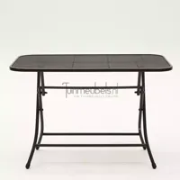 Inklapbare Tuintafel Lichtmetaal Grijs 110x70cm Klaptafel van Sow Shin Europe - thumbnail