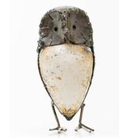 Metalen Witte Uil - thumbnail