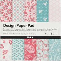 Creativ Company Design papierblok roze, 50 vellen - thumbnail