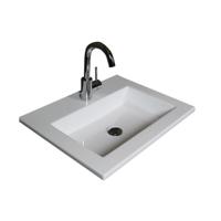 Badmeubelset Aquasplash Salt 60x39 cm Greeploos 2 Lades Met Wastafel Acryl 1 Kraangat Whisky Oak Aquasplash - thumbnail