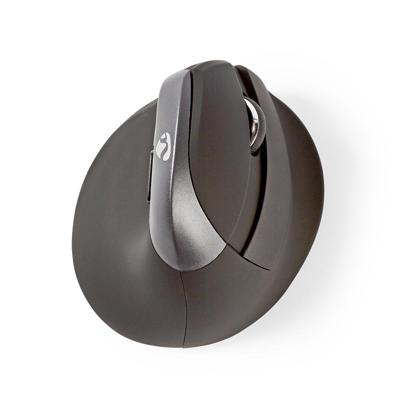 Ergonomic Wireless Mouse | Mini | 1600 dpi | 6-Button | Black