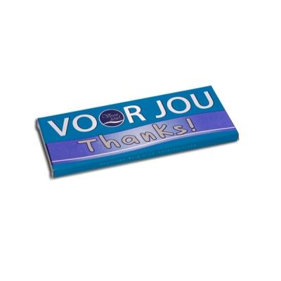 Voor Jou! Wensreep melkchocolade thanks 70 Gram