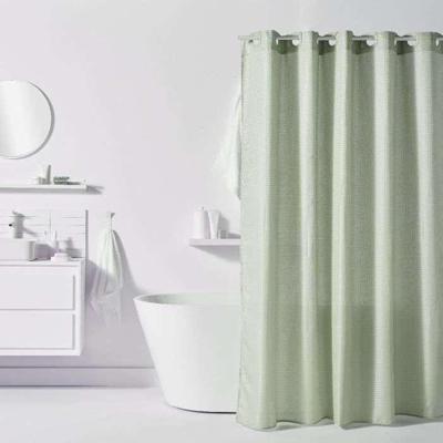 Douchegordijn TODAY Groen Vert Polyester 180 x 200 cm (12 Stuks)