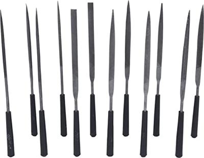 KS Tools 140.3050 Set naaldvijlen met kunststof heft, 12-delig Lengte 90 mm 1 stuk(s)