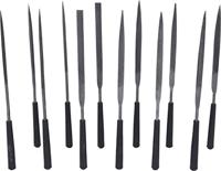 KS Tools 140.3050 Set naaldvijlen met kunststof heft, 12-delig Lengte 90 mm 1 stuk(s) - thumbnail