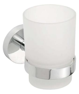 Bekerhouder Sapho X-Round Hangend 7x10 cm Chroom / Melkglas - thumbnail