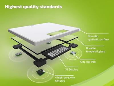 Soehnle 63856 style sense safe 100 digitale personenweegschaal wit - thumbnail