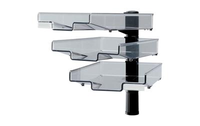 Brievenbak hansa met 360 graden zwenkarm 3st zwart