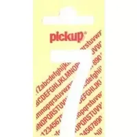 Plakcijfer Nobel Sticker getal 7 wit Pickup - Pickup