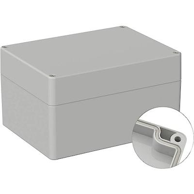 TRU COMPONENTS TC-9065676 Industriële behuizing 160 x 120 x 90 ABS Grijs-wit (RAL 7035) 1 stuk(s)