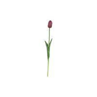 Kunstbloem tulp paars 10x10x47cm - thumbnail