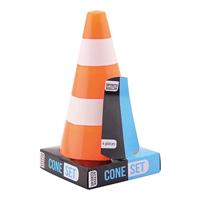 Johntoy Sports active oranje witte pylonnen, 4st. - thumbnail