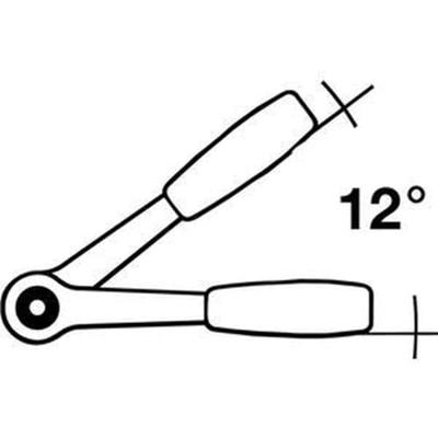 Stahlwille Hefboomomschakelratel | 3/8 inch 30 tanden | omschakelhefboom | chroom-vanadium | 1 stuk - 12111010 12111010