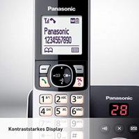 Panasonic Pana KX-TG6824GB AB+3 MBT bk | incl. extra 3x handset/oplaadstation - thumbnail