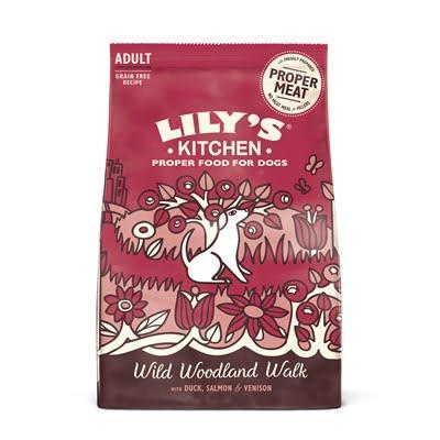 Lily's Kitchen Adult Wild Woodland Walk met eend, zalm en hert hondenvoer 2 x 12 kg Lily's Kitchen Adult Wild Woodland Walk met eend, zalm en hert hondenvoer 2 x 12 kg