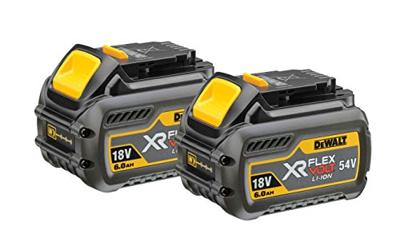 DeWALT DCB132T2 Starterset 2x DCB546 Accu 6.0Ah 54V XR FlexVolt + Dubbellader DCB132