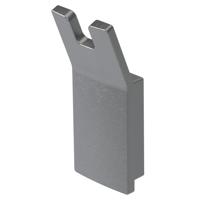 Handdoekhaak Haceka Aline Dubbel Mat Grijs Haceka - thumbnail