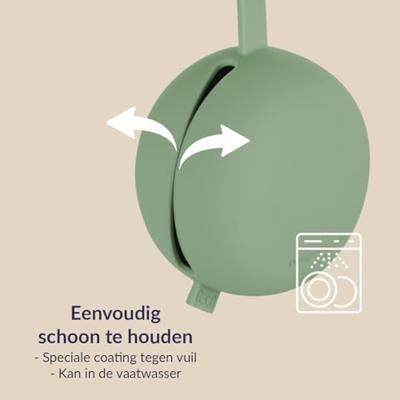 Difrax Lovi Fopspeenhouder Pistache Difrax Lovi Fopspeenhouder Pistache