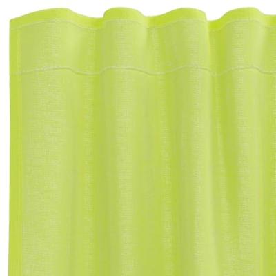 Gordijnen voile met roedezakken 2 st appelgroen