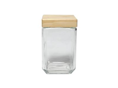 Kitchen Tools Voorraadpot glas 11x11xh18,5cm 1,7l