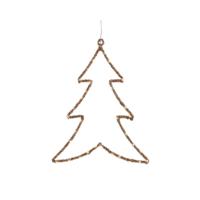 Kerstversiering Lumineo Gouden Metaal 34 x 46 cm - thumbnail