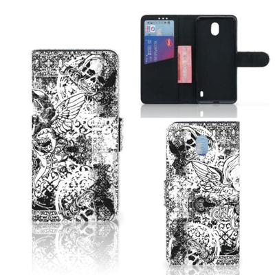 Telefoonhoesje met Naam Nokia 1 Plus Skulls Angel Telefoonhoesje met Naam Nokia 1 Plus Skulls Angel