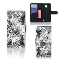 Telefoonhoesje met Naam Nokia 1 Plus Skulls Angel - thumbnail