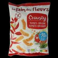 Chips gepoft tomaat basilicum glutenvrij bio vegan 75 Gram - thumbnail