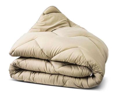 Good Morning Wasbaar dekbed "uni dessin, wasbaar dekbed" - Taupe - 140x200 cm