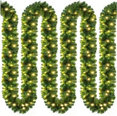 Kerstguirlande , slinger, kerstslinger 10mtr met 200xLED -in/outdoor