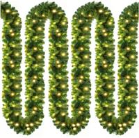 Kerstguirlande , slinger, kerstslinger 10mtr met 200xLED -in/outdoor - thumbnail