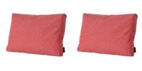 Lounge profi-line soft outdoor Manchester red 73 cm x 43 cm (2 stuks) Madison - Madison - thumbnail