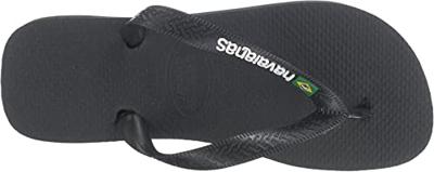 Havaianas Brasil logo black Zwart maat 2728