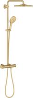 Grohe Rainshower SmartActive 310 douchesysteem rond thermostatisch hoofddouche Ø31cm en handdouche Ø13cm brushed cool sunrise 26836gn0 - thumbnail