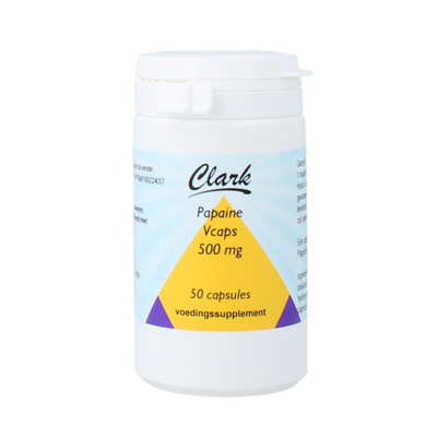 Clark Papaine 500mg Capsules