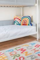 Tapijt Home ESPRIT Wit Multicolour Kinderen 100 x 150 x 1,5 cm - thumbnail