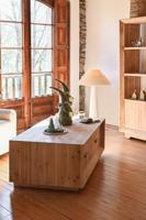 Hoofdtafel Home ESPRIT Natuurlijk Sparrenhout Hout MDF 130 x 70 x 46 cm - thumbnail