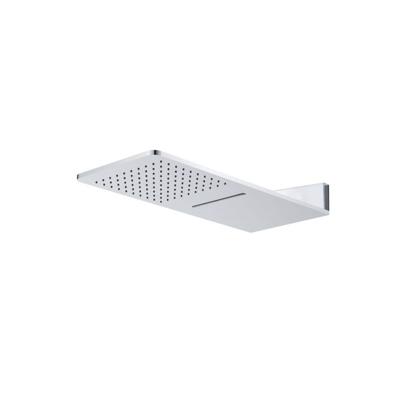 Luxe Vierkante Regendouchekop met Waterval 25X60 cm Chroom Aqua Splash