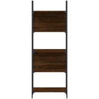 Boekenkast 5-laags 60,5x24x166,5 cm bewerkt hout bruineiken - thumbnail