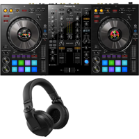Pioneer DDJ-800 + Pioneer HDJ-X5BT koptelefoon - thumbnail