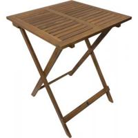 Tuintafel Acacia opklapbaar 60 x 60 x 74 cm - thumbnail
