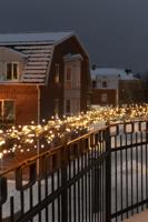 Konstsmide 3872-130 Lichtketting Buiten Energielabel: E (A - G) werkt op het lichtnet Aantal lampen 2000 LED Warmwit Verlichte lengte: 43.98 m Frosted - thumbnail