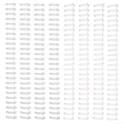 Vaessen Creative • bind easy metalen bindruggen 16mm 2:1 wit & zilver 8st.