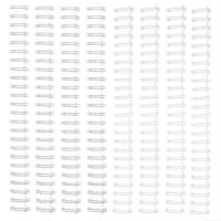 Vaessen Creative • bind easy metalen bindruggen 16mm 2:1 wit & zilver 8st. - thumbnail